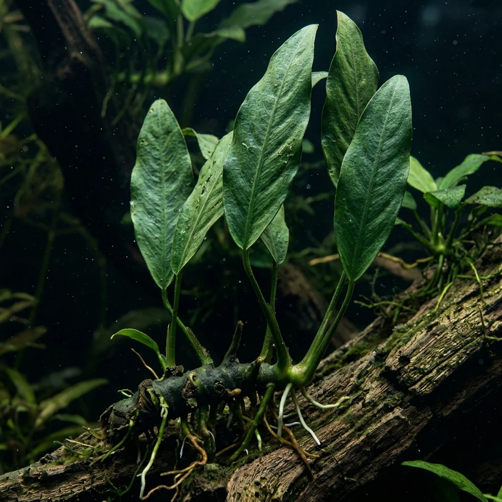 Identifica Anubias Congensis (Anubias afzelii) con Plant AI