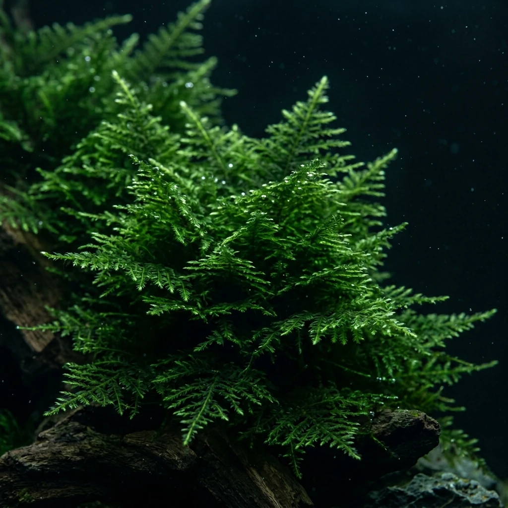 Identifica Muschio di Natale (Vesicularia montagnei) con Plant AI