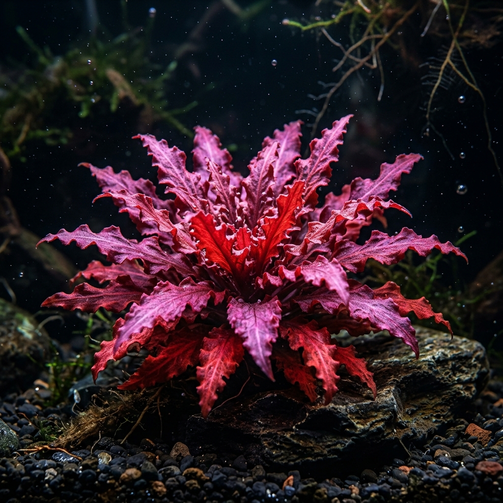 Identifica Red Downoi (Pogostemon helferi 'Red') con Plant AI