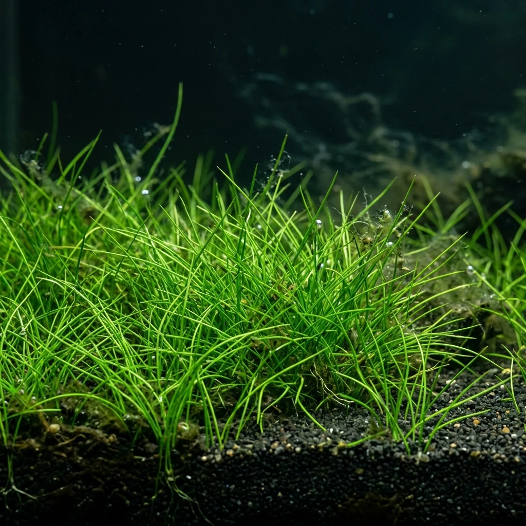 Identifica Eleocharis nana (Eleocharis acicularis) con Plant AI