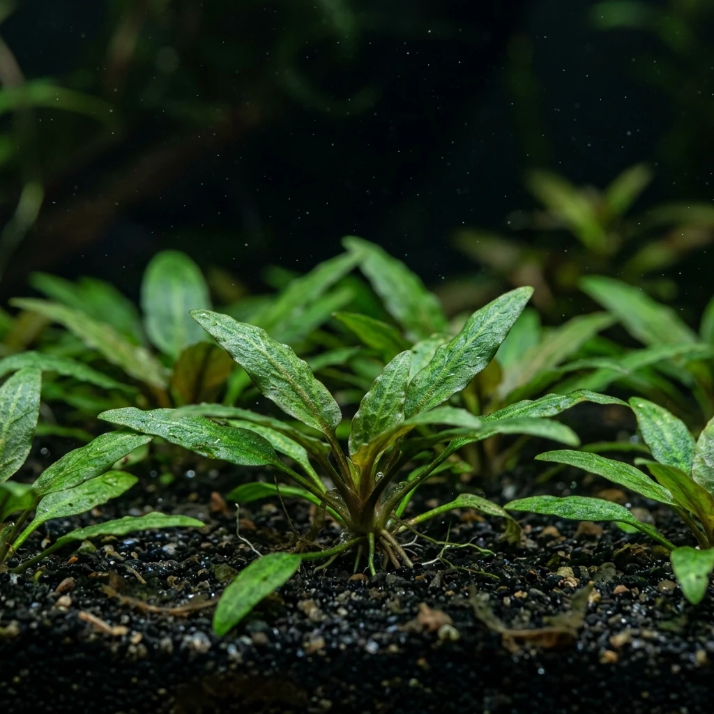Identifica Pygmy Crypt (Cryptocoryne pygmaea) con Plant AI