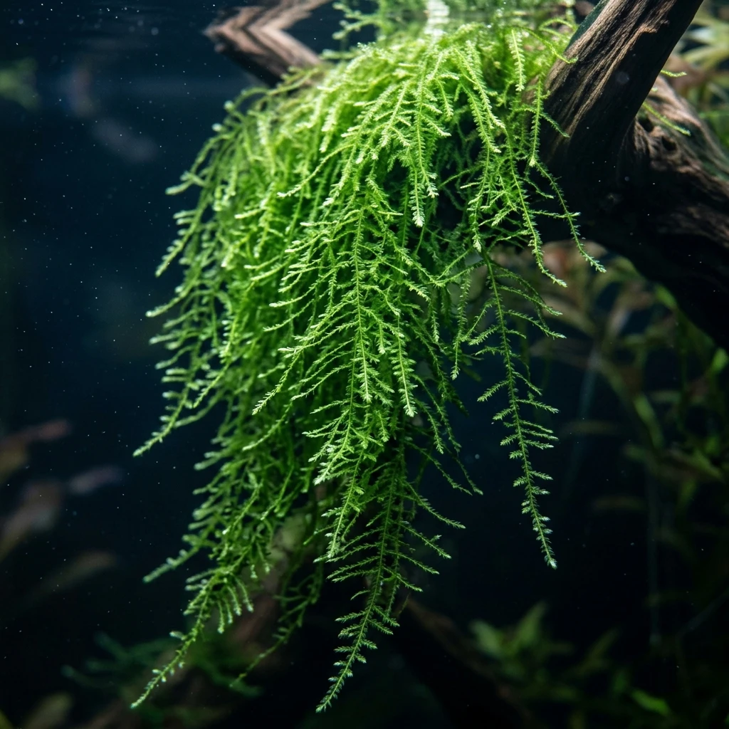Identifica Muschio piangente (Vesicularia ferriei) con Plant AI