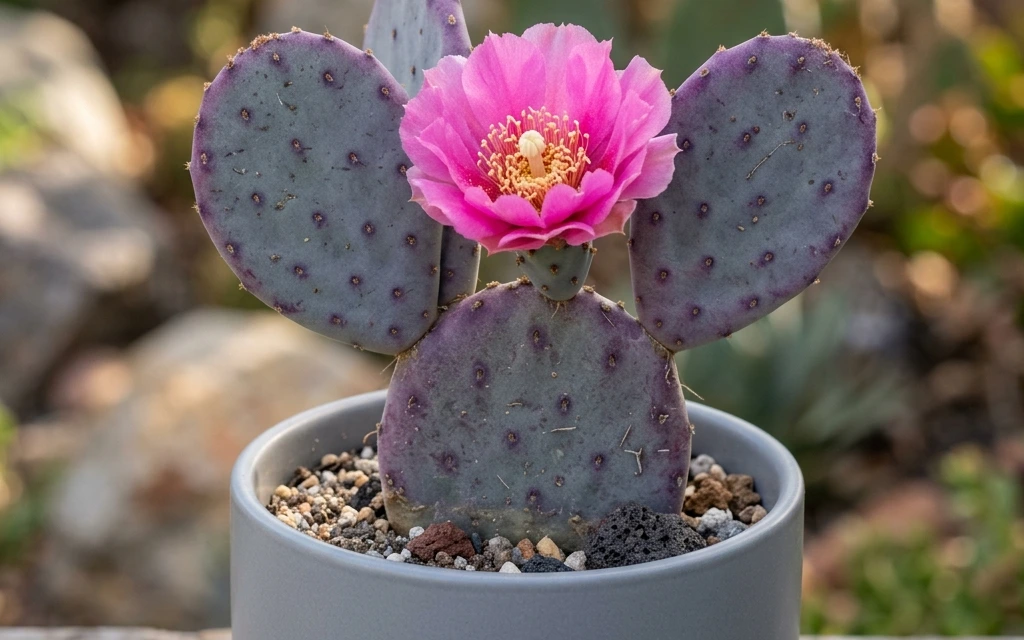 Identifica e cura Beaver Tail Cactus (Opuntia basilaris) con Plant AI