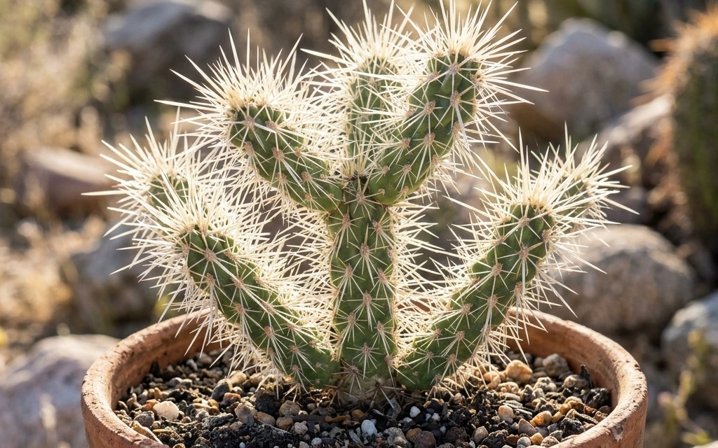 Identifica e cura Cholla Cactus (Cylindropuntia imbricata) con Plant AI