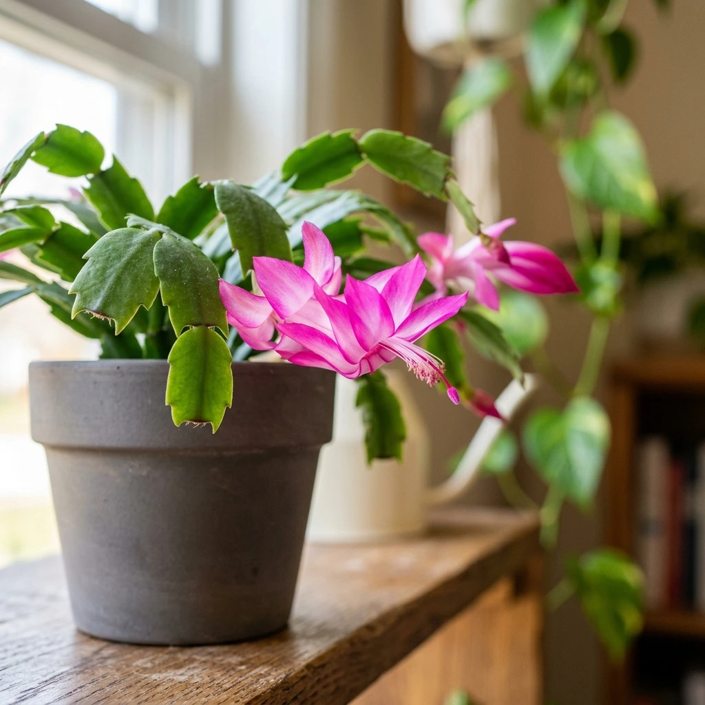 Identifica e cura Cactus di Natale (Schlumbergera truncata) con Plant AI