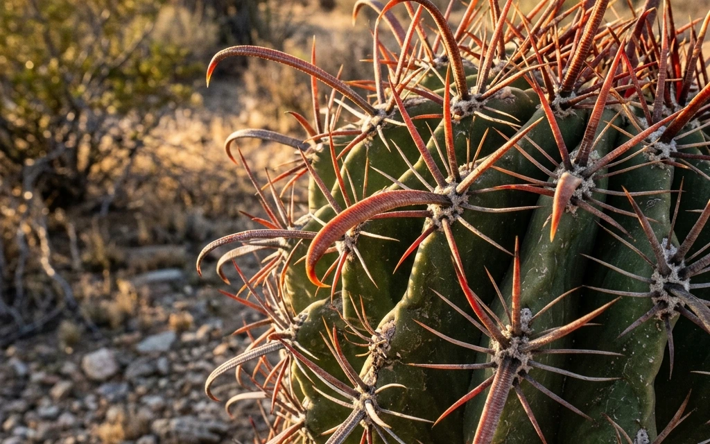 Identifica e cura Compass Cactus (Ferocactus cylindraceus) con Plant AI