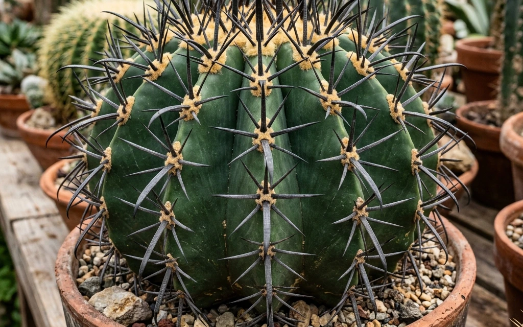 Identifica e cura Echinocactus Platyacanthus (Echinocactus platyacanthus) con Plant AI