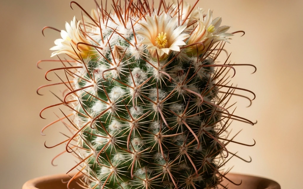 Identifica e cura Fishhook Cactus (Mammillaria dioica) con Plant AI