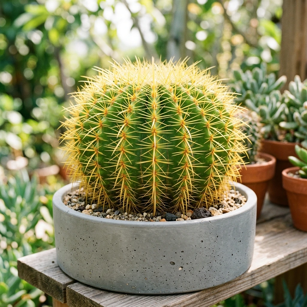 Identifica e cura Cuscino della suocera (Echinocactus grusonii) con Plant AI
