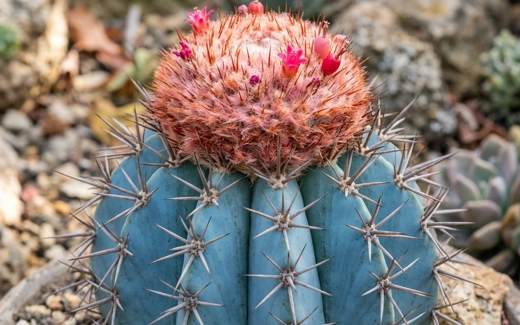 Identifica e cura Melocactus Azureus (Melocactus azureus) con Plant AI