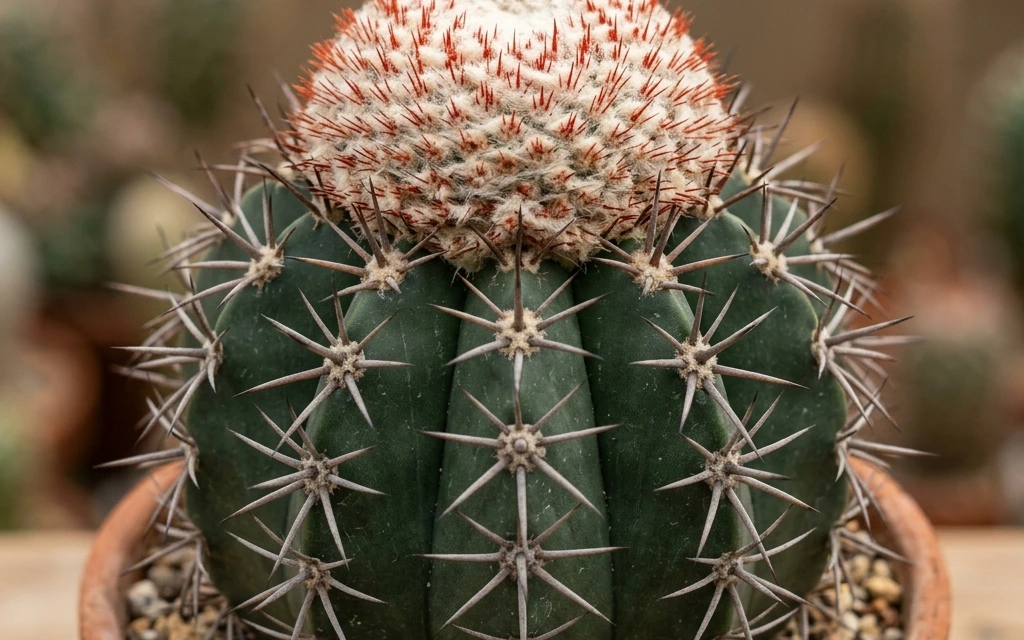 Identifica e cura Melocactus Bahiensis (Melocactus bahiensis) con Plant AI