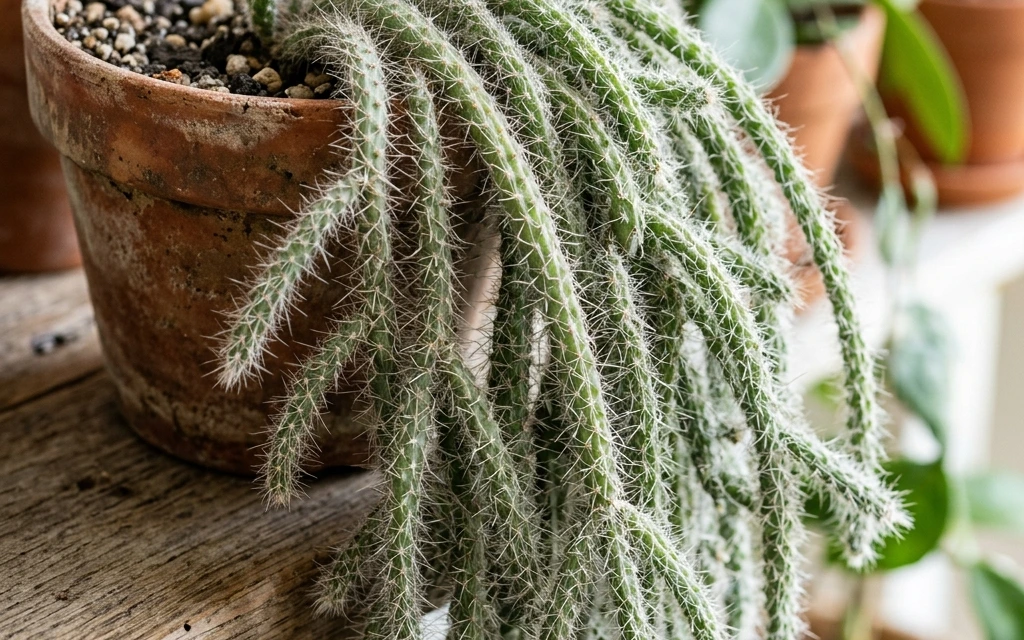 Identifica e cura Rhipsalis Horrida (Rhipsalis horrida) con Plant AI