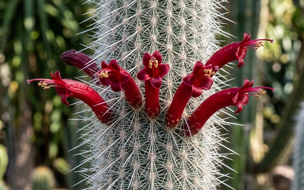 Identifica e cura Silver Torch Cactus (Cleistocactus strausii) con Plant AI