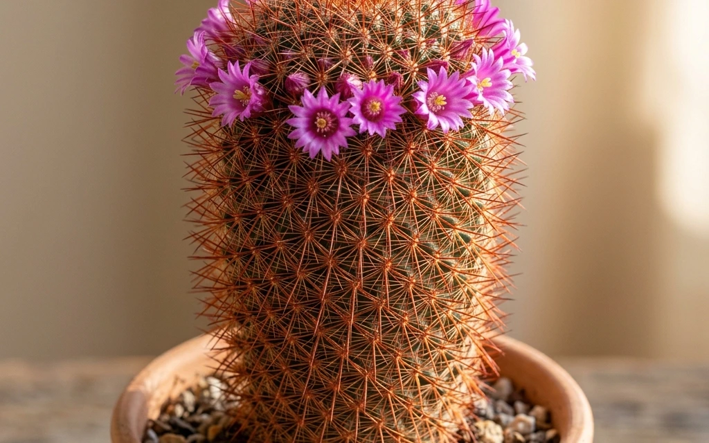 Identifica e cura Spiny Pincushion (Mammillaria spinosissima) con Plant AI