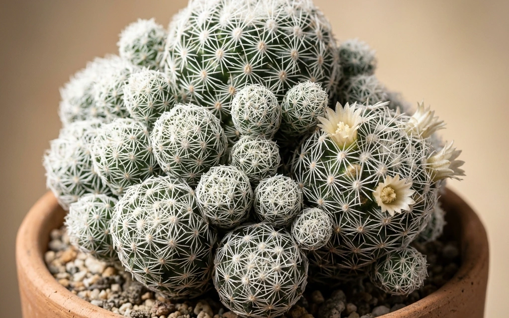 Identifica e cura Thimble Cactus (Mammillaria gracilis) con Plant AI
