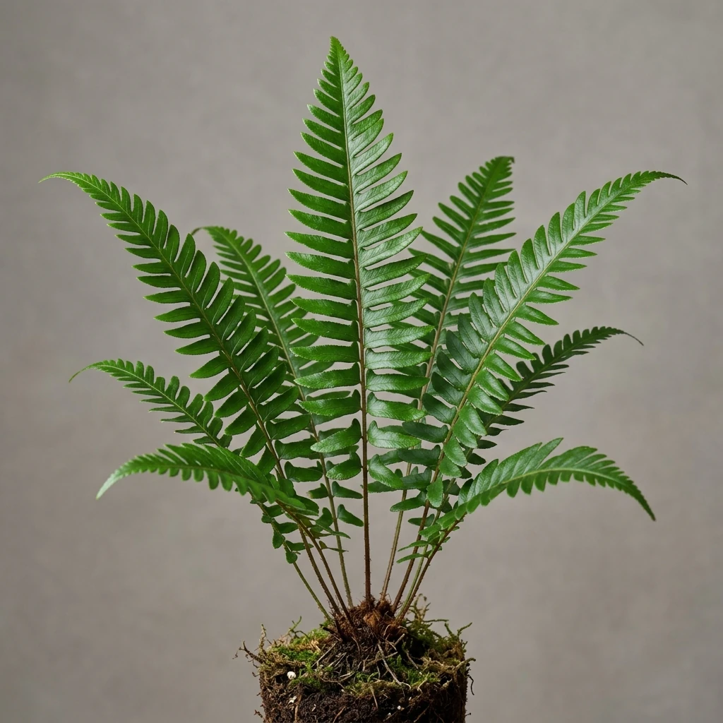 Identifica e cura Christmas Fern (Polystichum acrostichoides) con Plant AI