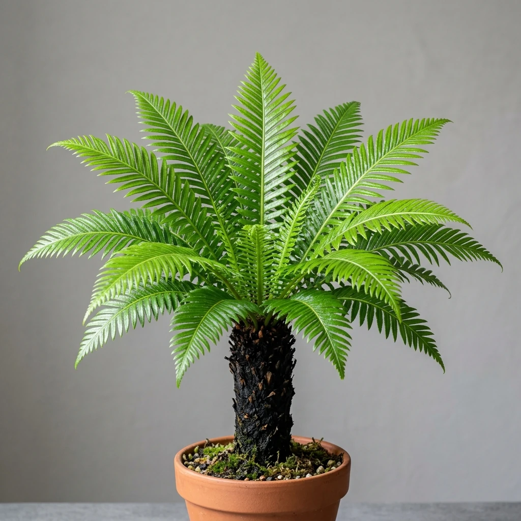Identifica e cura Dwarf Tree Fern (Blechnum gibbum) con Plant AI