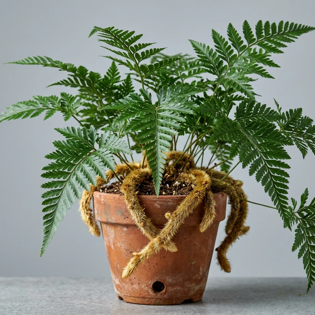 Identifica e cura Hare's Foot Fern (Davallia canariensis) con Plant AI