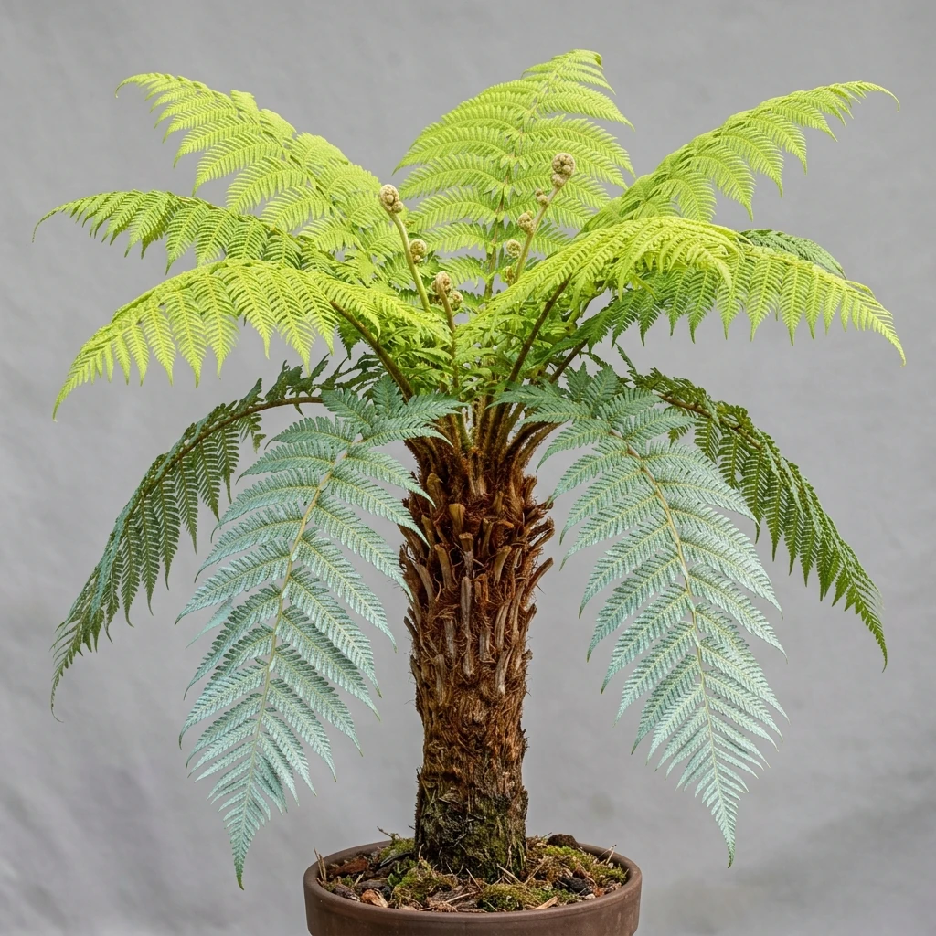 Identifica e cura Hawaiian Tree Fern (Cibotium glaucum) con Plant AI