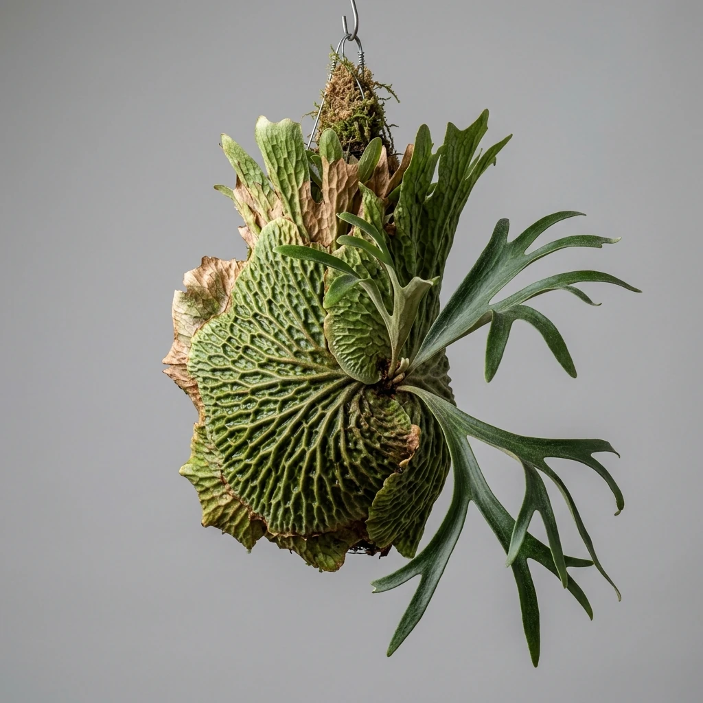 Identifica e cura Madagascar Staghorn (Platycerium madagascariense) con Plant AI