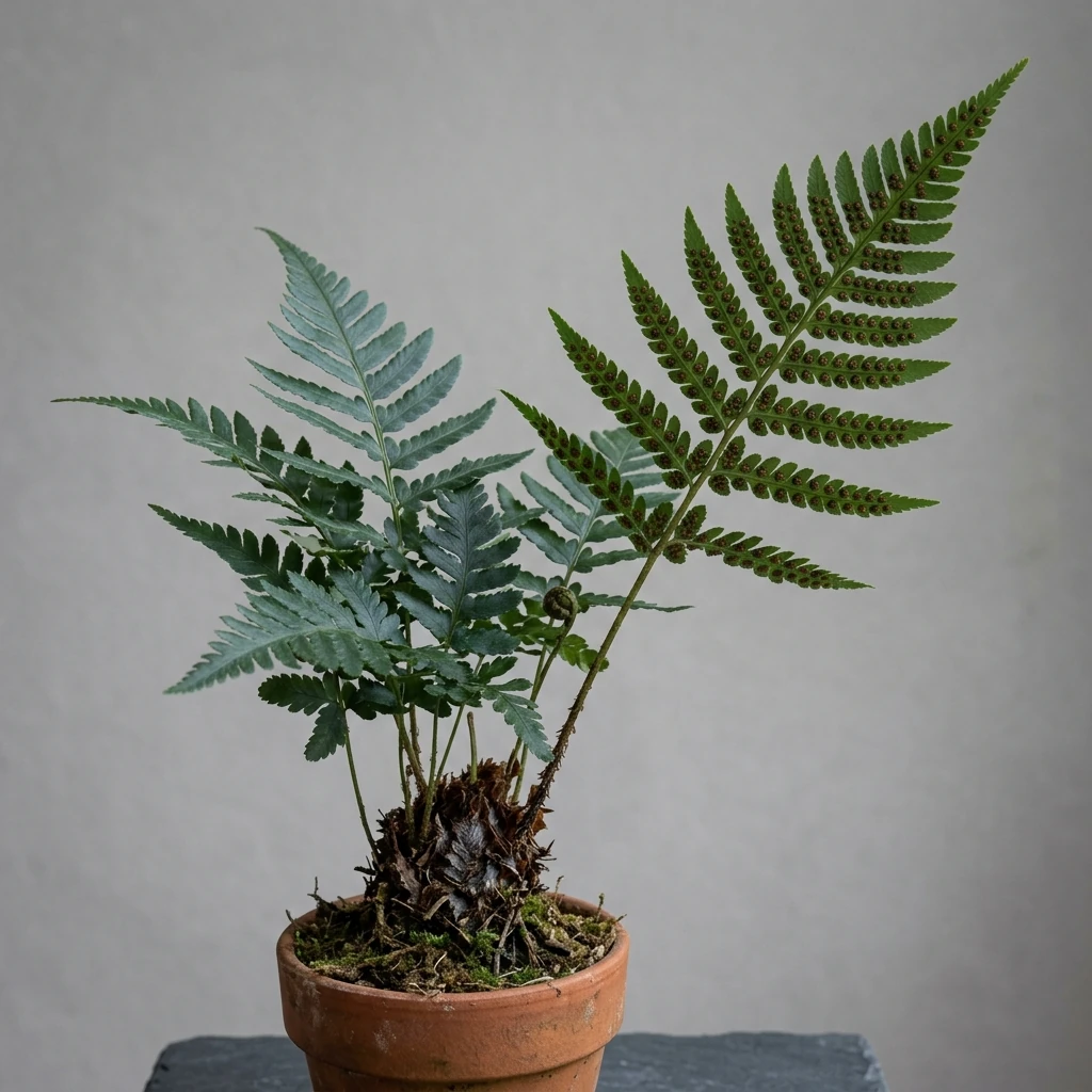 Identifica e cura Marginal Wood Fern (Dryopteris marginalis) con Plant AI