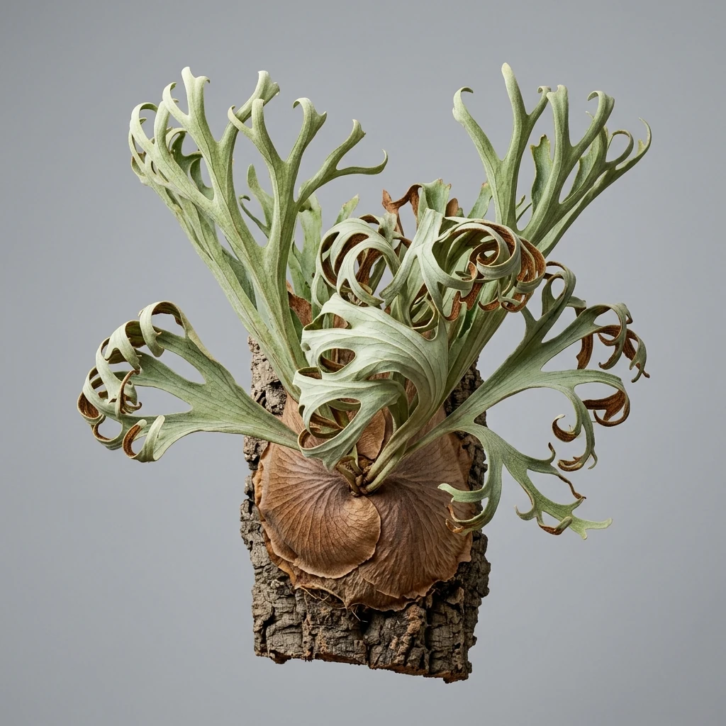 Identifica e cura Quadridichotomum Staghorn (Platycerium quadridichotomum) con Plant AI