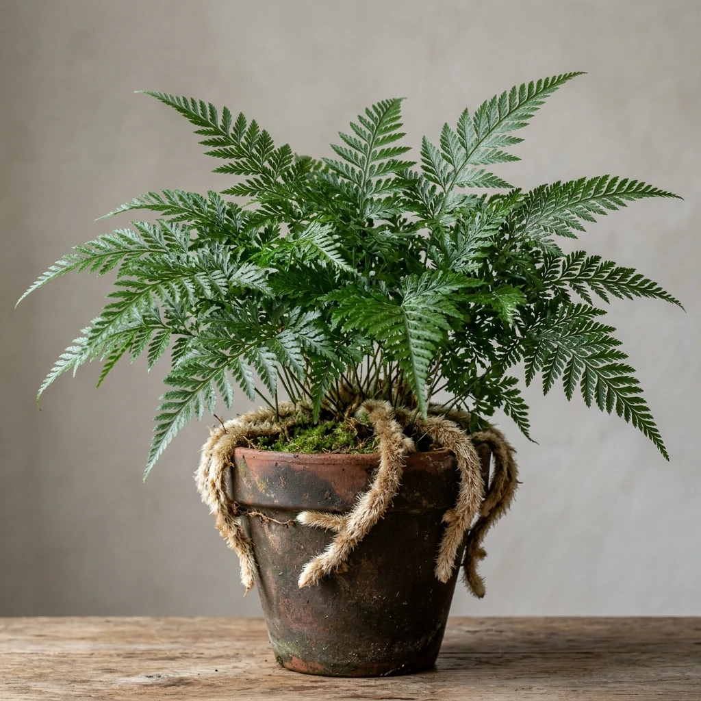 Identifica e cura Rabbit's Foot Fern (Davallia fejeensis) con Plant AI