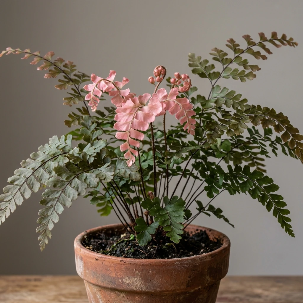 Identifica e cura Rosy Maidenhair (Adiantum hispidulum) con Plant AI