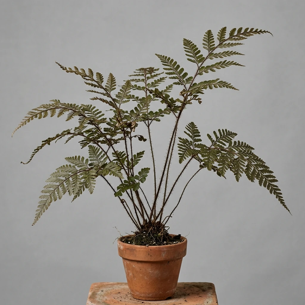 Identifica e cura Rough Maidenhair (Adiantum hispidulum 'Bronze') con Plant AI