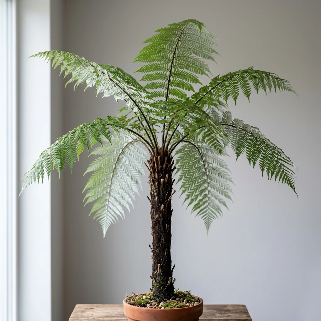 Identifica e cura Silver Tree Fern (Cyathea dealbata) con Plant AI