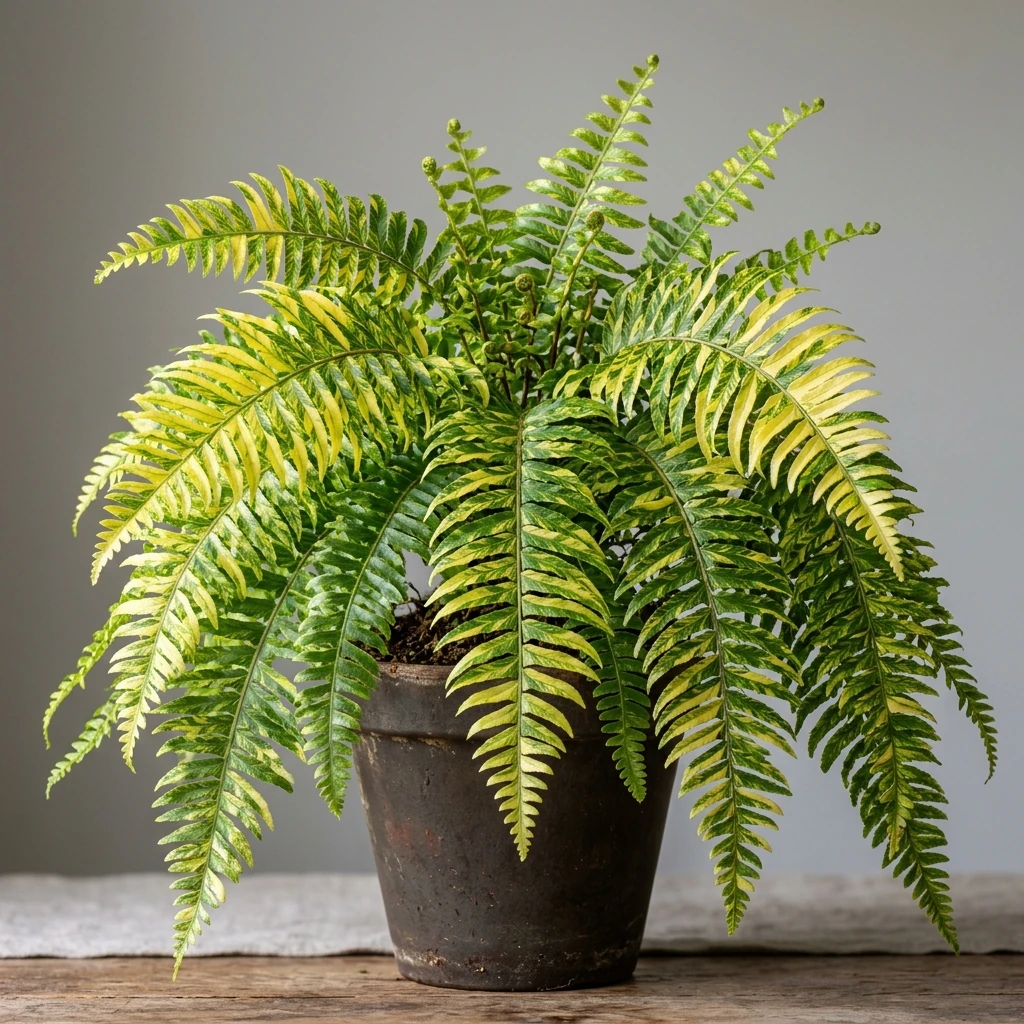 Identifica e cura Tiger Fern (Nephrolepis exaltata 'Tiger') con Plant AI