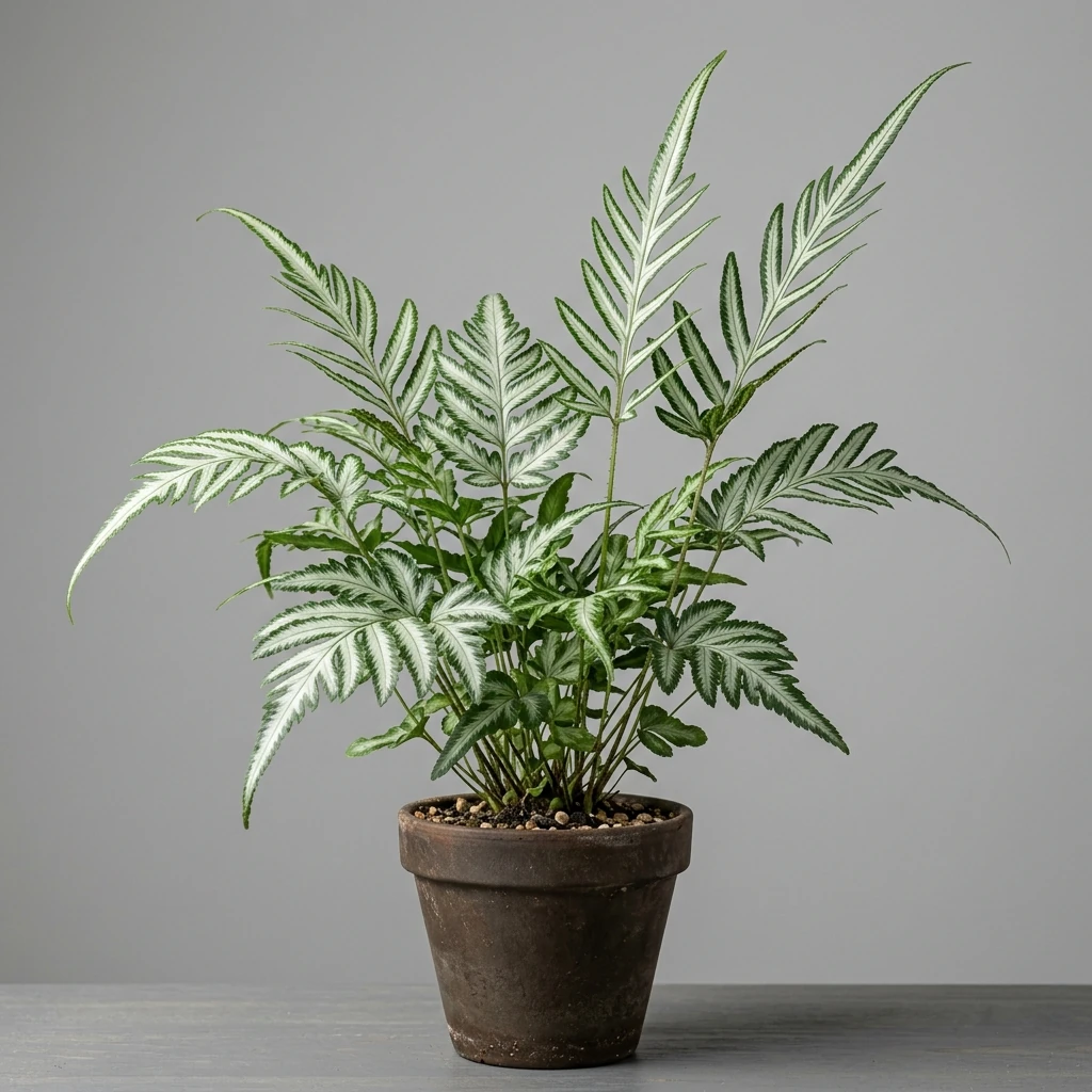 Identifica e cura Variegated Brake Fern (Pteris ensiformis) con Plant AI