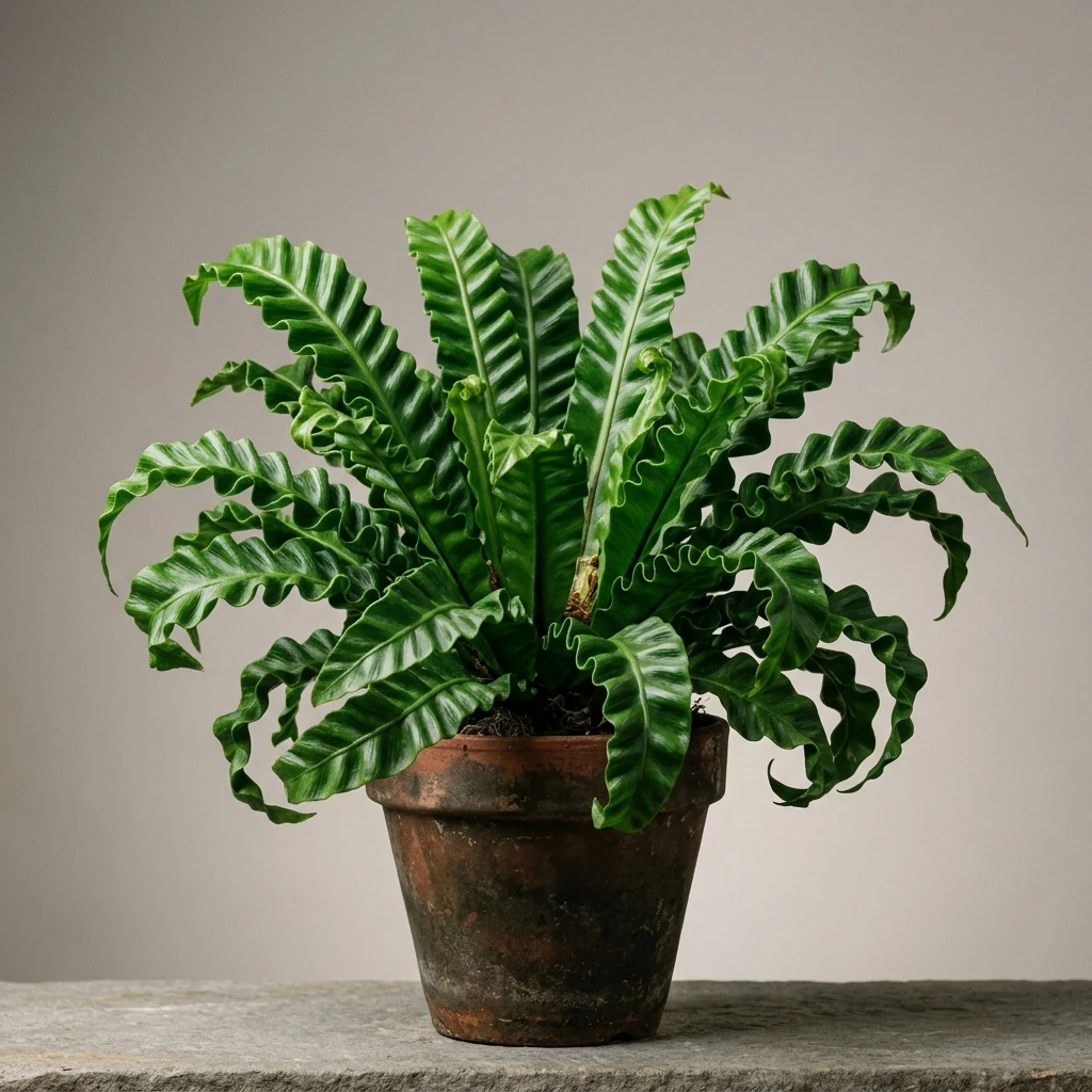Identifica e cura Victoria Bird's Nest (Asplenium nidus 'Victoria') con Plant AI