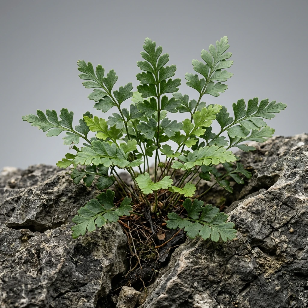 Identifica e cura Wall-Rue Fern (Asplenium ruta-muraria) con Plant AI