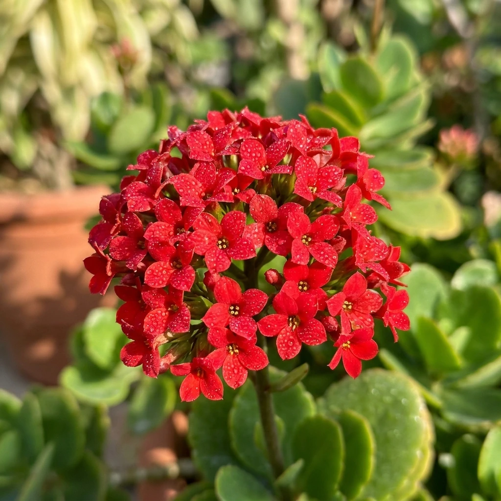 Identifica e cura Kalanchoe (Kalanchoe blossfeldiana) con Plant AI