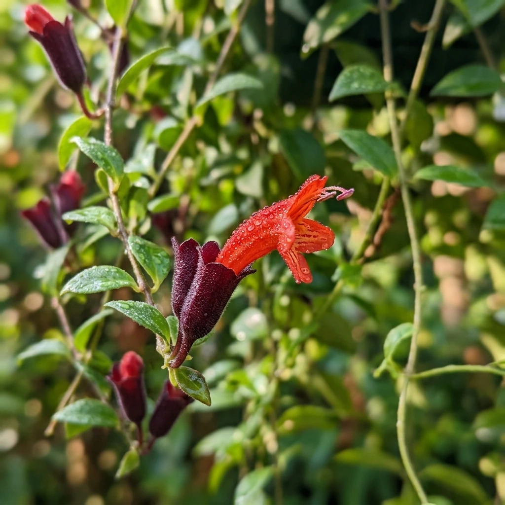 Identifica e cura Lipstick Plant (Aeschynanthus radicans) con Plant AI