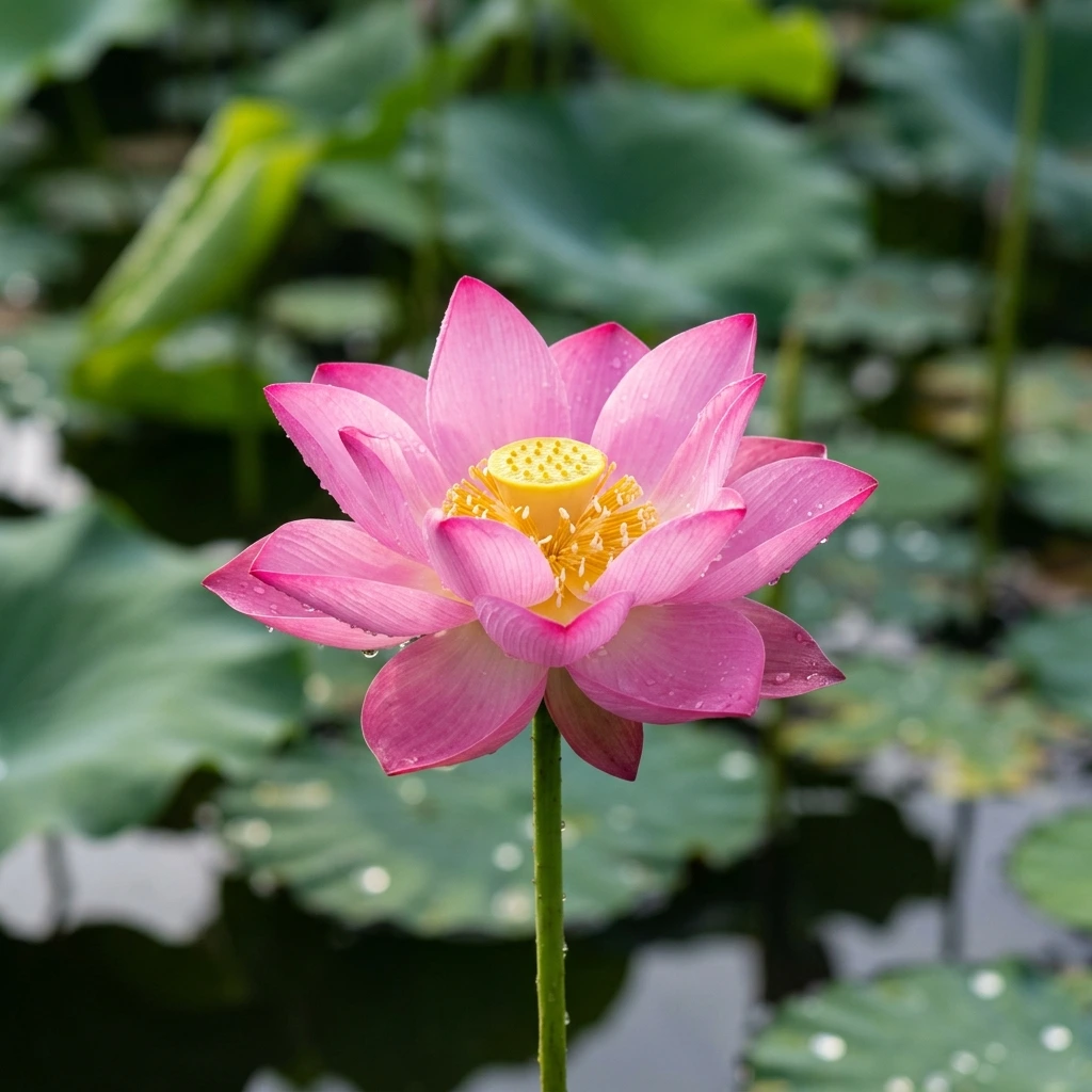 Identifica e cura Lotus (Nelumbo nucifera) con Plant AI