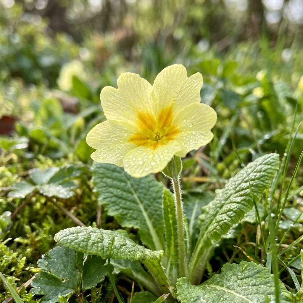 Identifica e cura Primrose (Primula vulgaris) con Plant AI