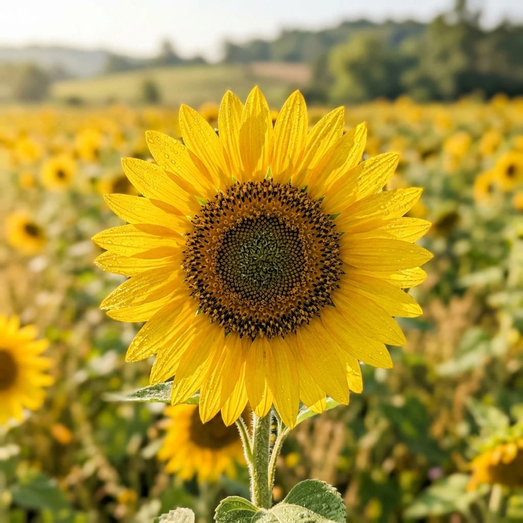Identifica e cura Sunflower (Helianthus annuus) con Plant AI