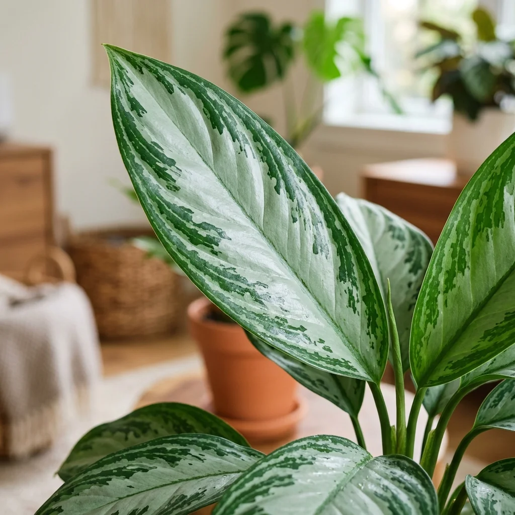 Identifica e cura Silver Bay Aglaonema (Aglaonema 'Silver Bay') con Plant AI