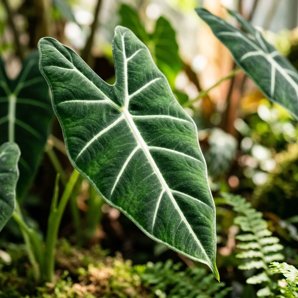 Identifica e cura Green Velvet Alocasia (Alocasia micholitziana 'Frydek') con Plant AI