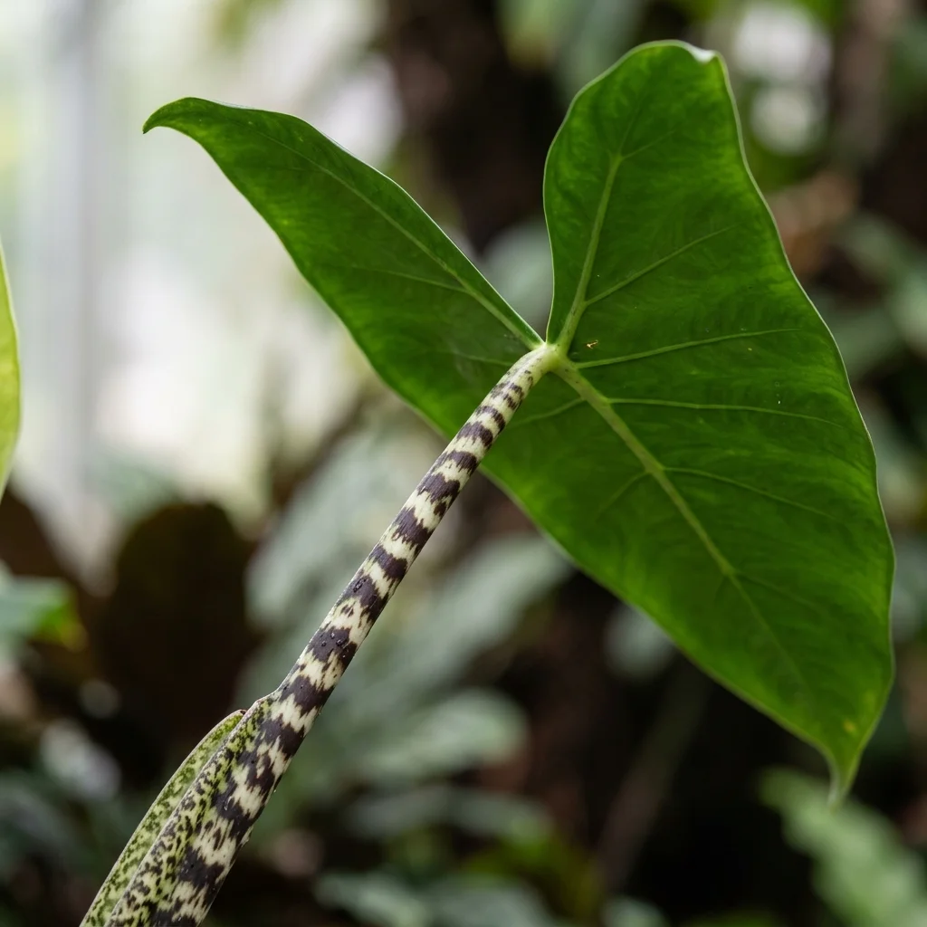 Identifica e cura Zebra Alocasia (Alocasia zebrina) con Plant AI