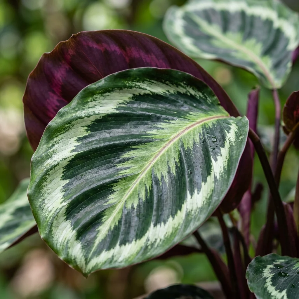 Identifica e cura Calathea Medallion (Goeppertia veitchiana 'Medallion') con Plant AI