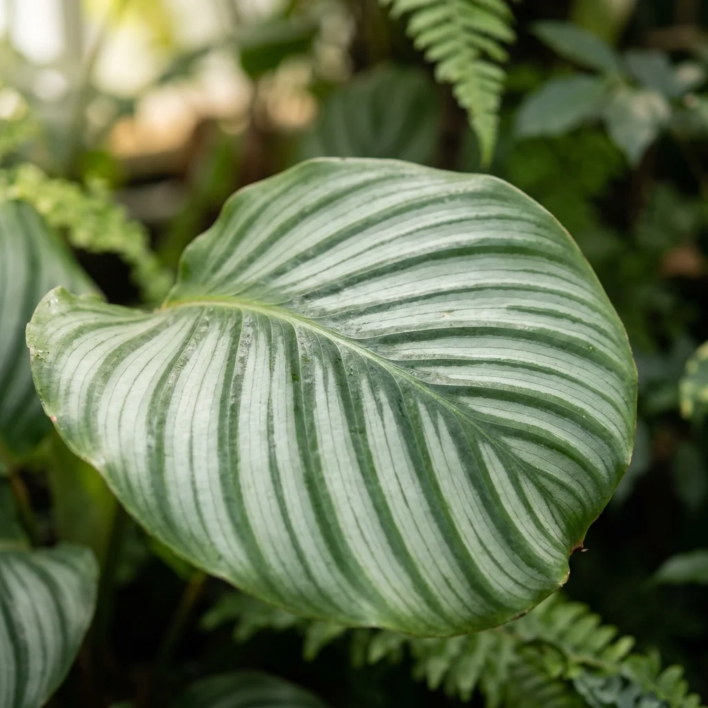 Identifica e cura Calathea Orbifolia (Goeppertia orbifolia) con Plant AI