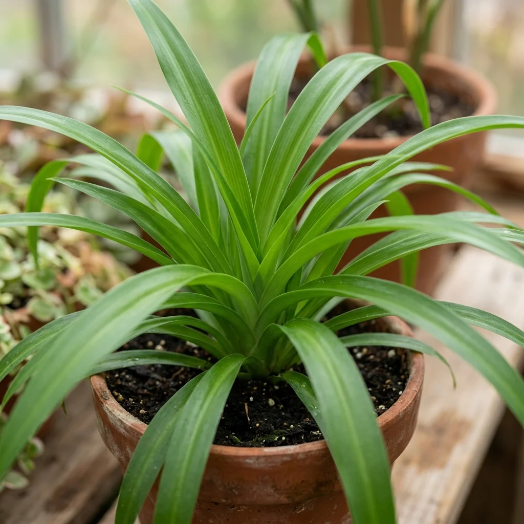 Identifica e cura Falangio (Chlorophytum comosum) con Plant AI