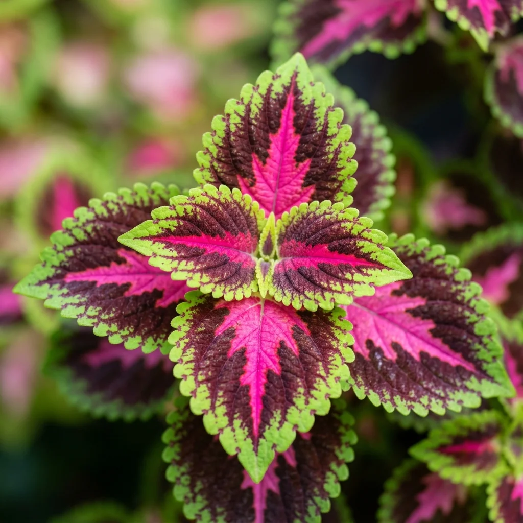 Identifica e cura Wizard Coleus (Coleus scutellarioides 'Wizard') con Plant AI