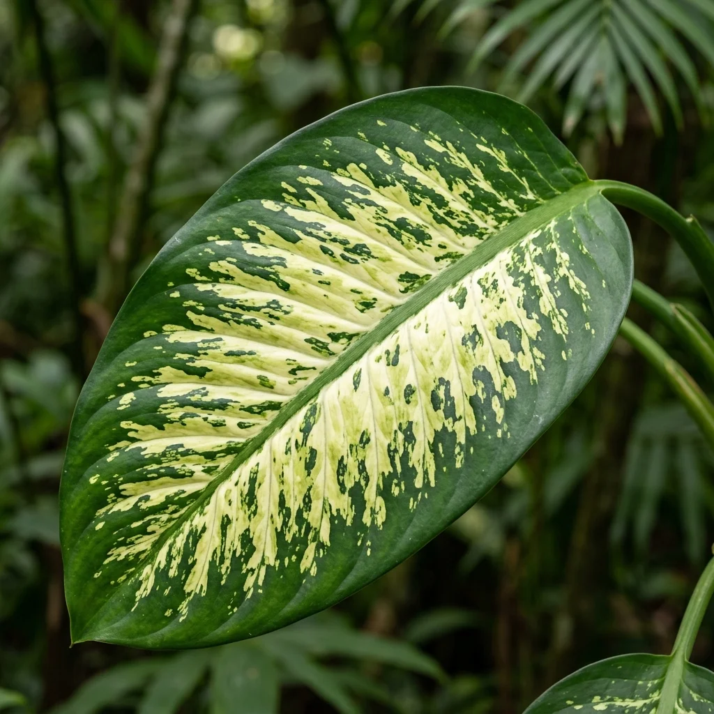 Identifica e cura Dumb Cane (Dieffenbachia seguine) con Plant AI