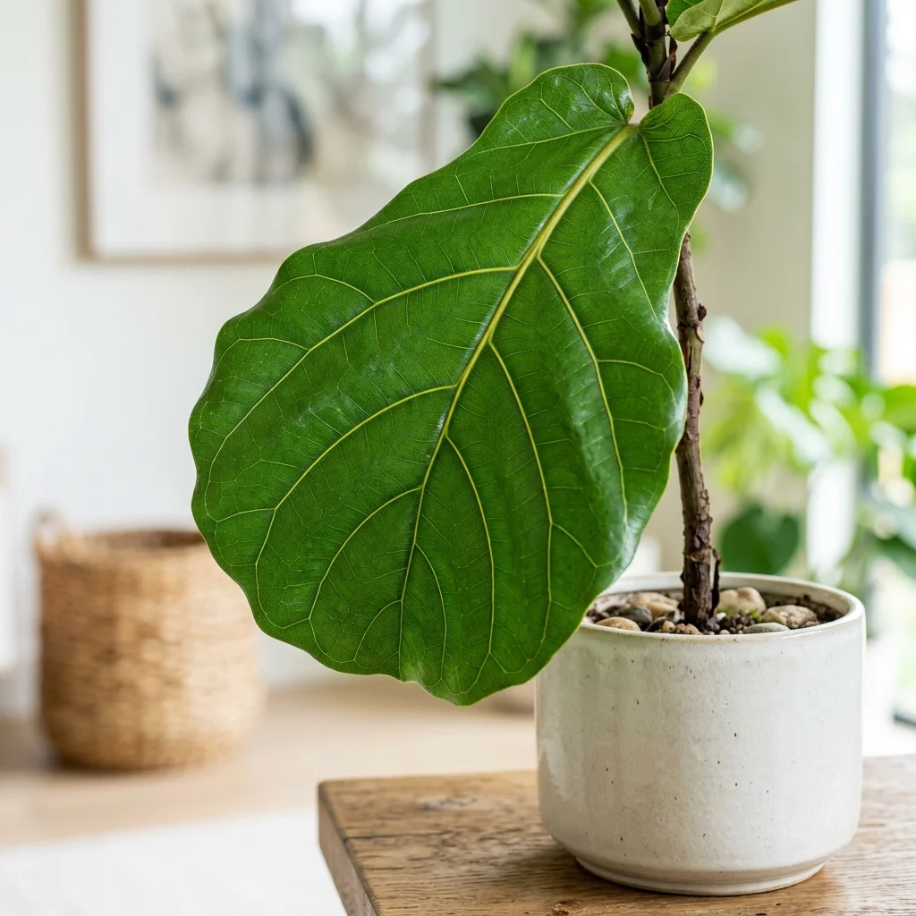 Identifica e cura Ficus lyrata (Ficus lyrata) con Plant AI