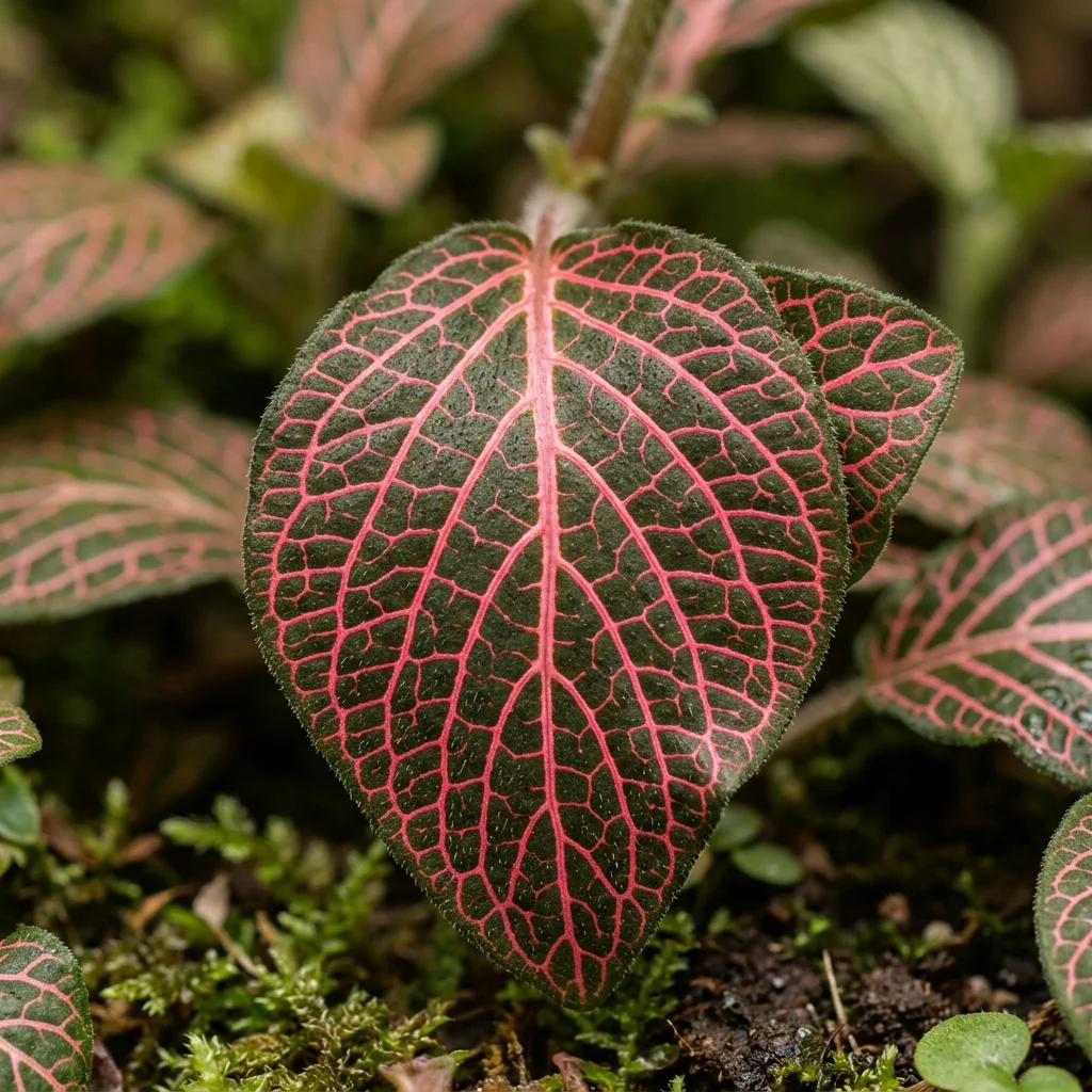 Identifica e cura Red Nerve Plant (Fittonia albivenis 'Skeleton') con Plant AI