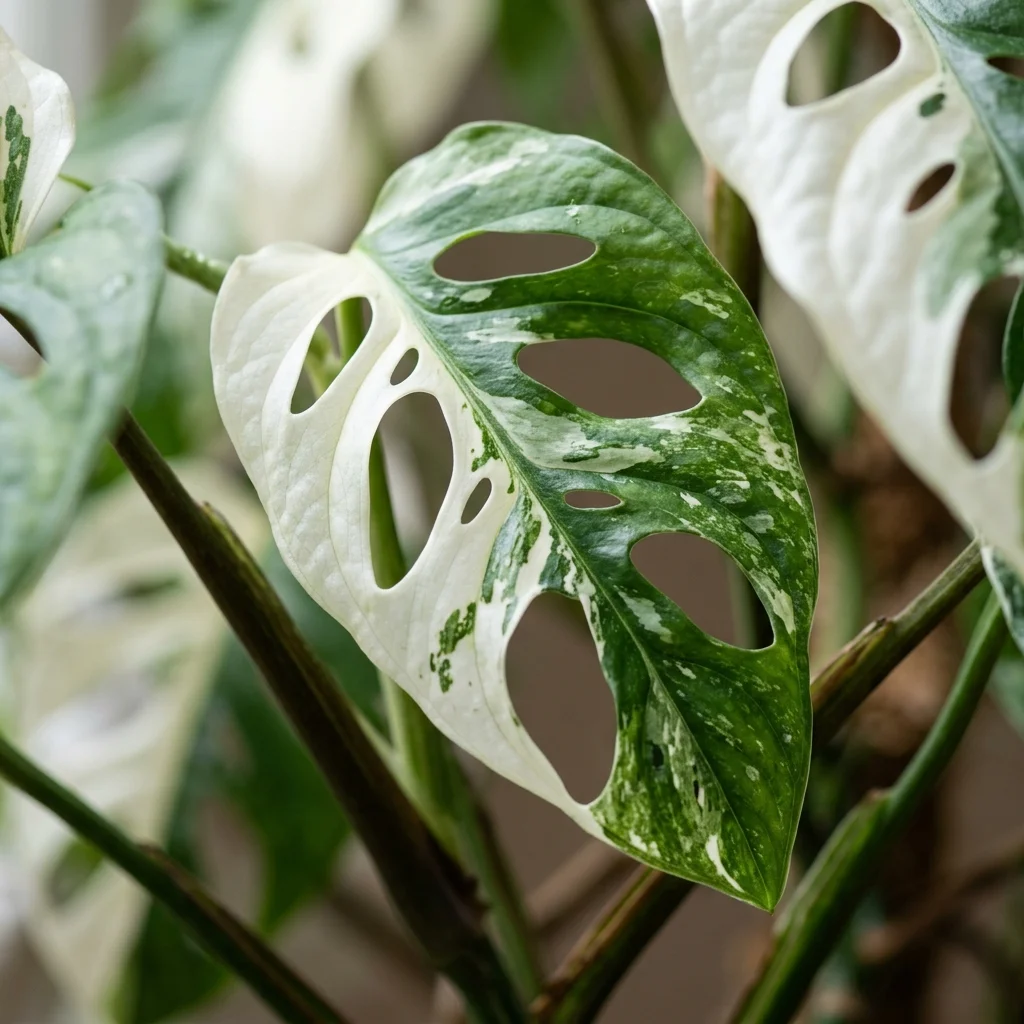 Identifica e cura Variegated Adansonii (Monstera adansonii 'Variegata') con Plant AI